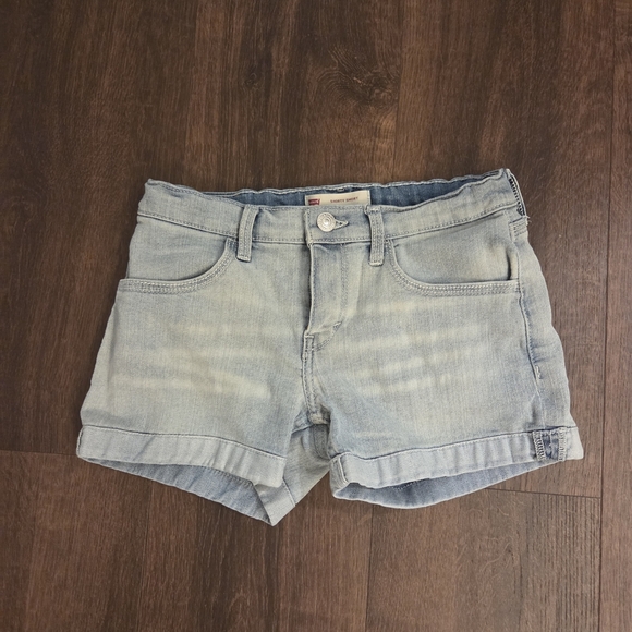 Levi's Light Blue Kids Denim Shorts - Picture 1 of 4
